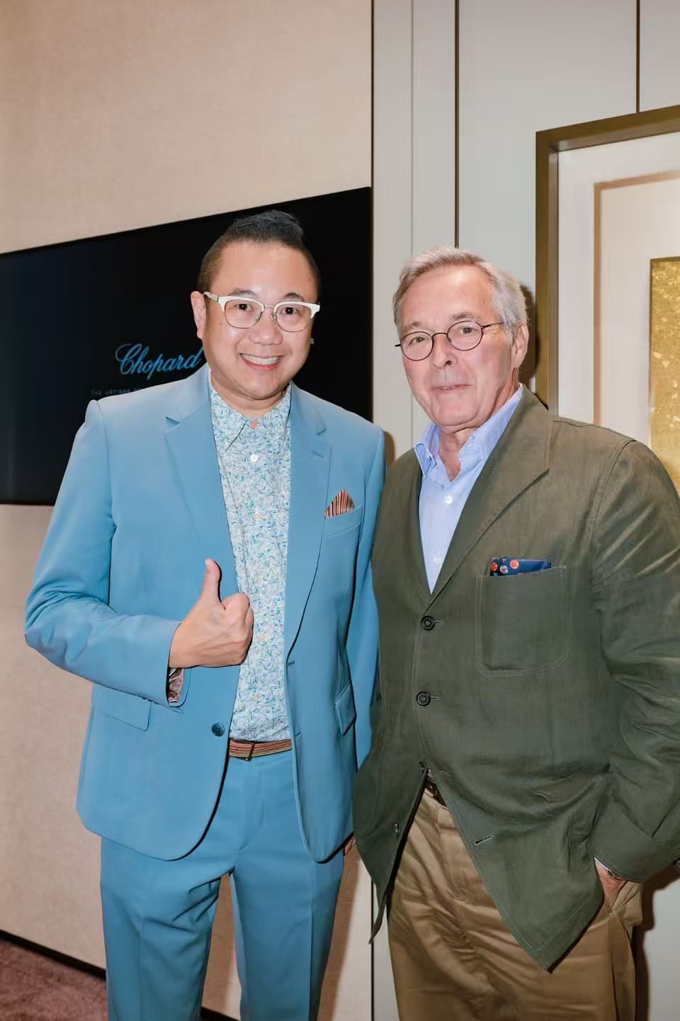 Chopard event — with Co-President Karl-Friedrich Scheufele