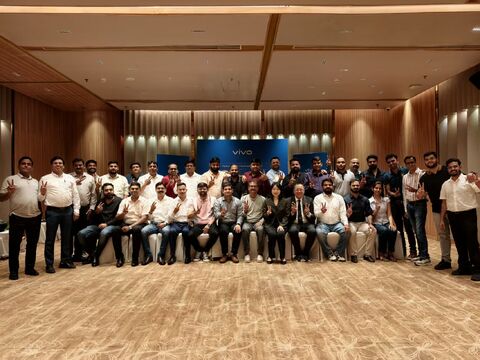 vivo India executive leadership workshop — group photo with senior executives